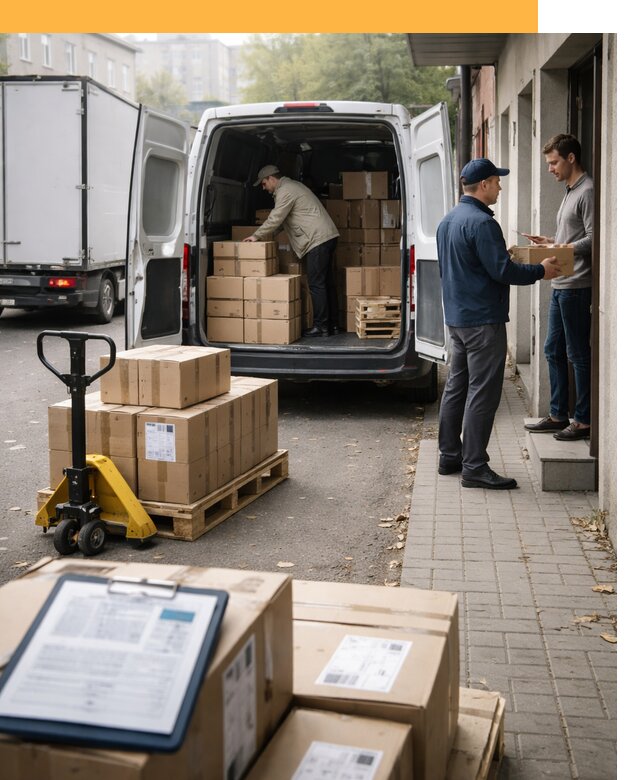 Доставка грузов от двери до двери с таможней от 46728 руб.