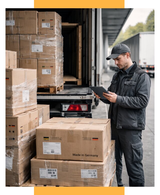 Доставка грузов из Германии от 46728 р. быстро - СетСервис-Кгп