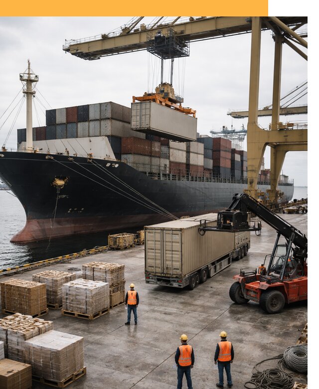 Морские перевозки из Индии: доставка FCL/LCL, таможня от 124608