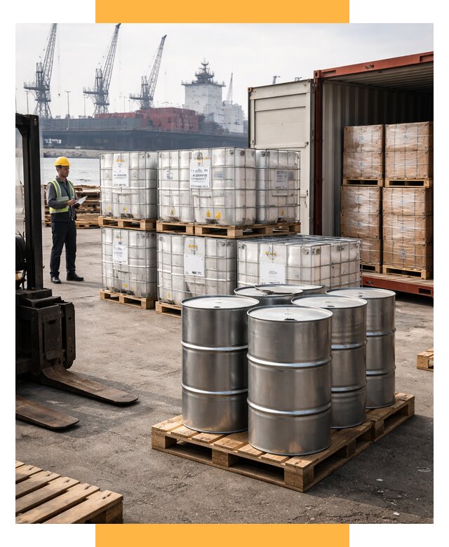 Доставка химического сырья из Индии от 259600 р. | СетСервис-Кгп