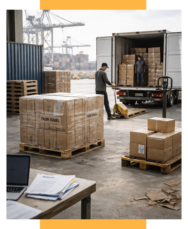 Доставка грузов из Израиля от 15576 р., логистика от СетСервис-Кгп