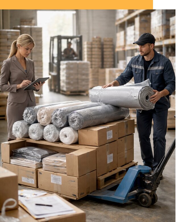 Перевозка текстиля по миру от 15576 руб. с таможней и страхованием