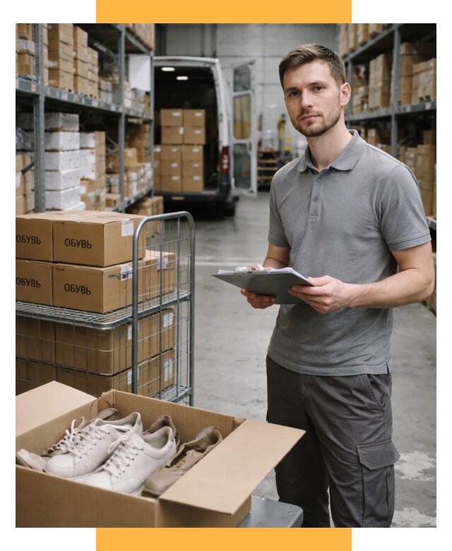 Доставка обуви из Китая и Турции от 4673 р. СетСервис-Кгп