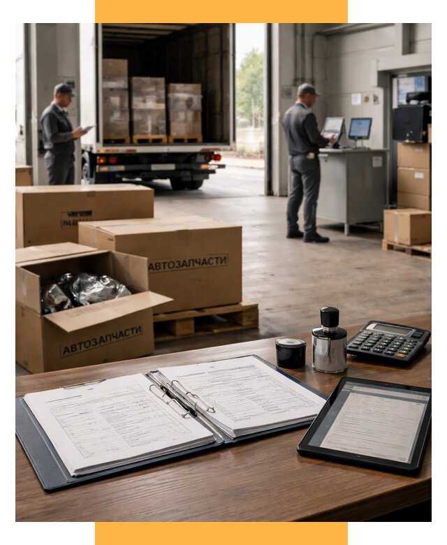 Таможенное оформление автозапчастей под ключ от 8826 р., СетСервис-Кгп
