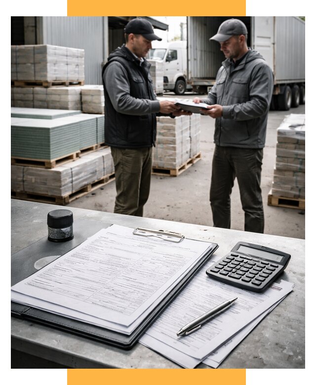 Таможенное оформление стройматериалов от 8826 р. | СетСервис-Кгп