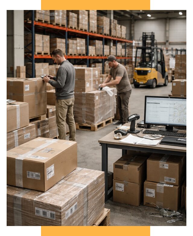 Склад консолидации в Европе от 6750 р., услуги СетСервис-Кгп